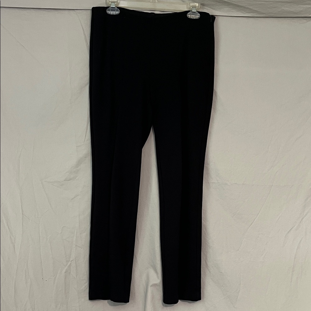 Chico's Elegant Black Straight Leg Pants